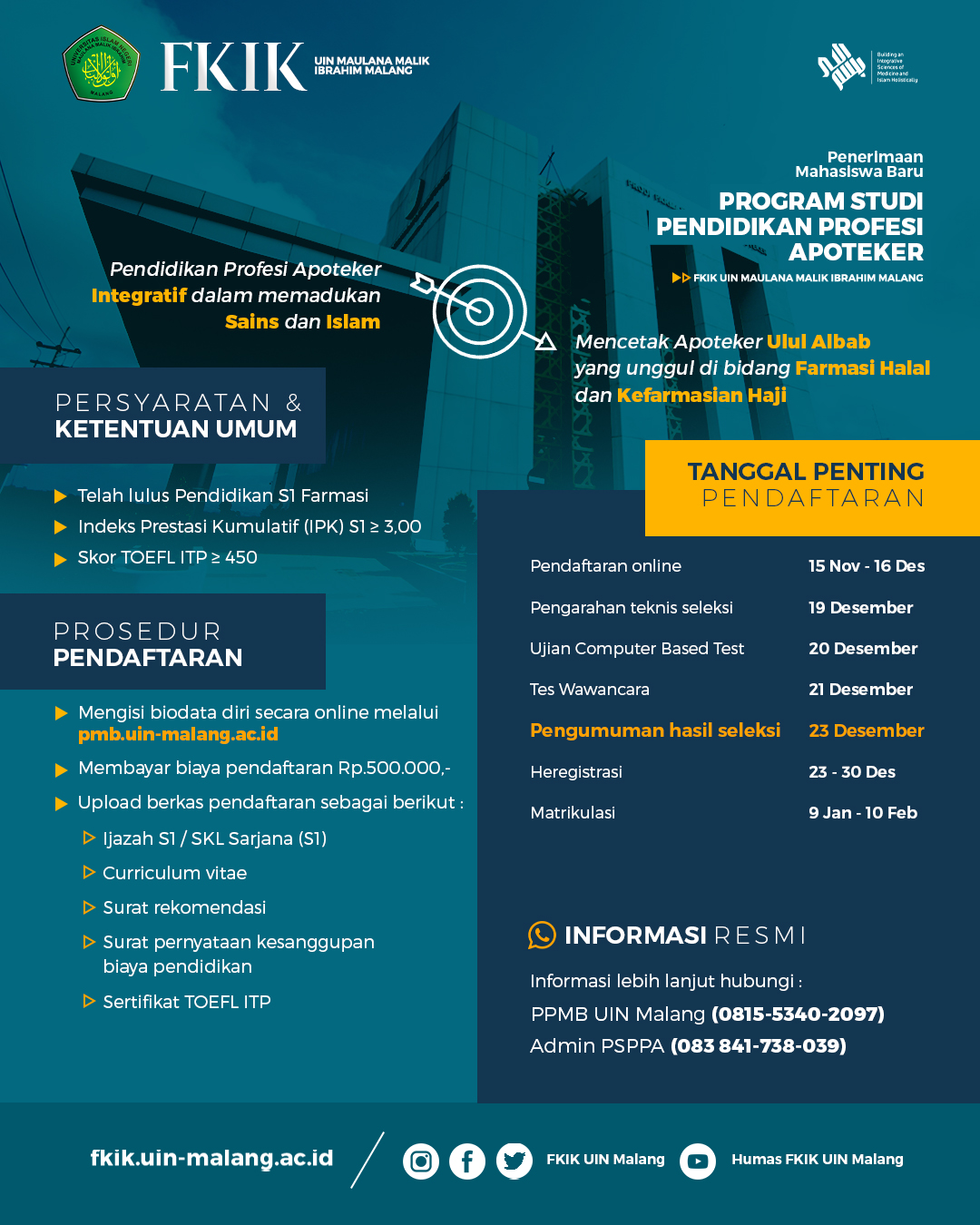 Profesi Apoteker UIN Malang